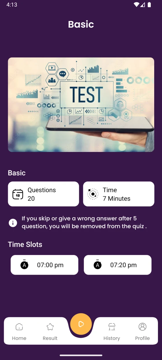 Ansicht 2 der App BrainSpeed